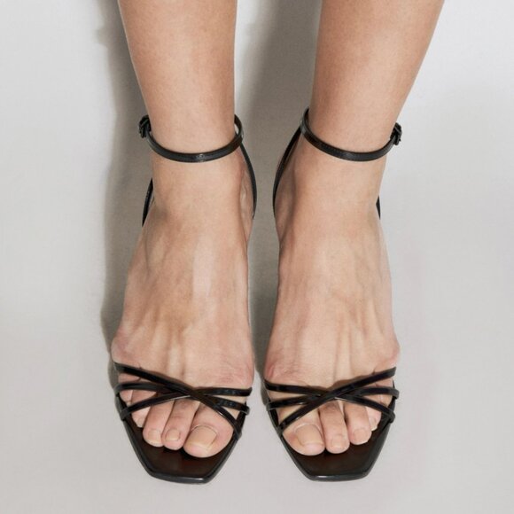 YSL Yves Saint Laurent Cassandre Opyum 85 Heeled Sandals - Size 40 EUR - Picture 5 of 14